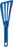 Mercer Culinary Hell's Tools Hi-Heat Slotted Spatula, 12 Inch x 3.5 Inch, Blue