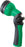 Dramm One Touch Revolution 9 Pattern Spray Gun with Thumb Control Water Flow, Perfect for Water Restricted Areas when Watering Plants, Pots, Baskets, Vegetables, Green