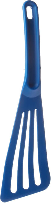 Mercer Culinary Hell's Tools Hi-Heat Slotted Spatula, 12 Inch x 3.5 Inch, Blue