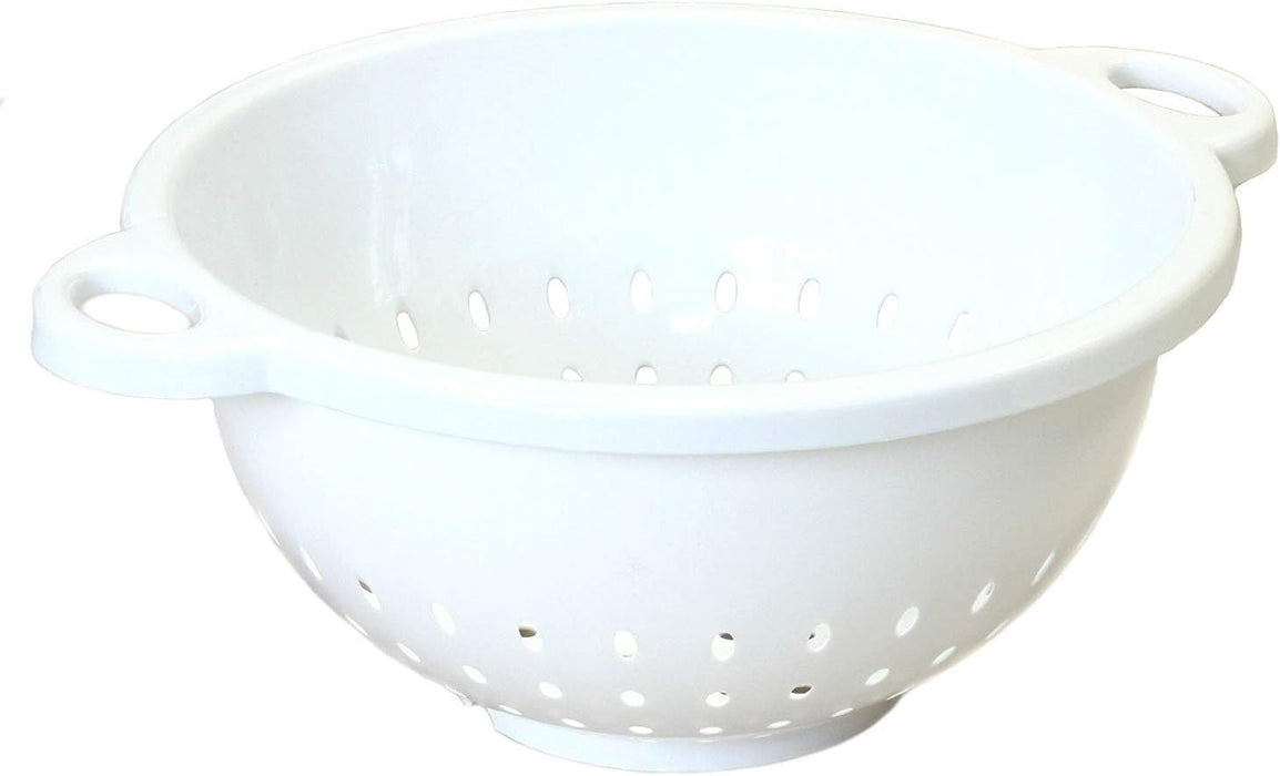 Chef Craft, 5-Quart, Deep Colander, White, 11 by 5 inch (2-Pack)