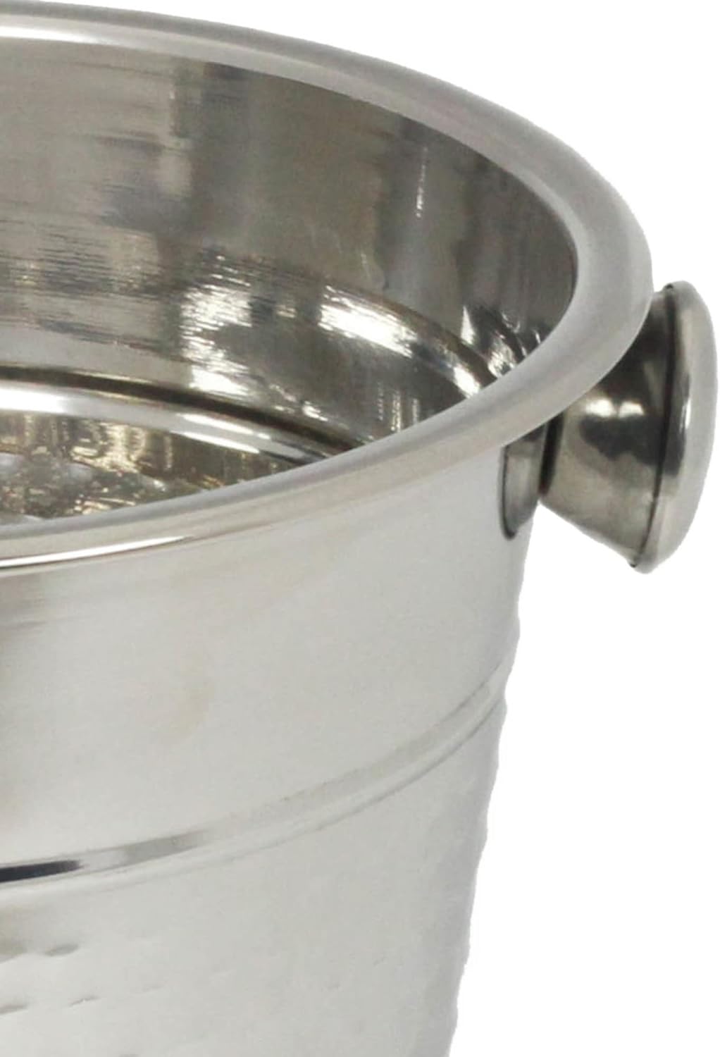 Chef Craft Hammered Champagne Bucket, 4 Quart, Stainless Steel