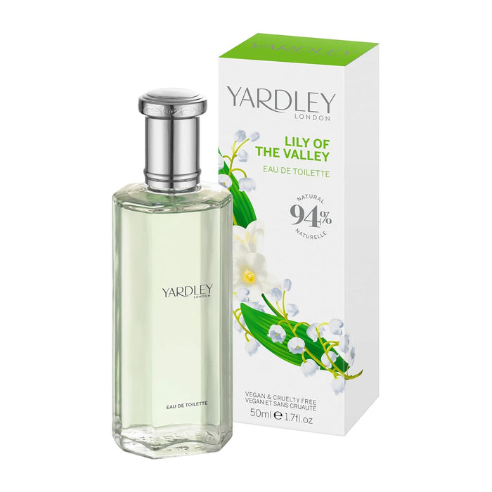 Yardley of London Lily of The Valley Eau De Toilette Spray for Women, 1.7 Ounce